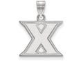 14k White Gold Logoart Xavier University Small Pendant