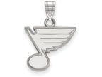 14k White Gold Nhl Logoart St. Louis Blues Small Pendant