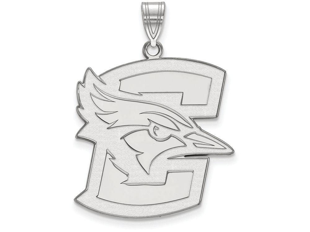 14k White Gold Logoart Creighton University Extra Large  Pendant