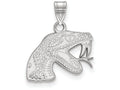 14k White Gold Logoart Florida Aandm University Small Pendant