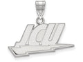 14k White Gold Logoart John Carroll University Medium Pendant