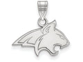 14k White Gold Logoart Montana State University Small Pendant