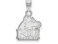 14k White Gold Logoart Northern Illinois University Small Pendant