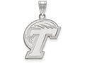 14k White Gold Logoart Tulane University Large Pendant
