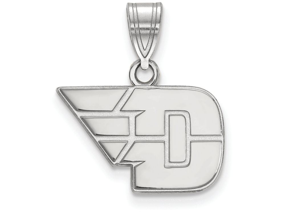 14k White Gold Logoart University Of Dayton Small Pendant