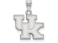 14k White Gold Logoart University Of Kentucky Small Pendant