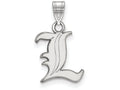 14k White Gold Logoart University Of Louisville Small Pendant