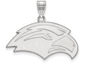 14k White Gold Logoart University Of Southern Miss Medium Pendant