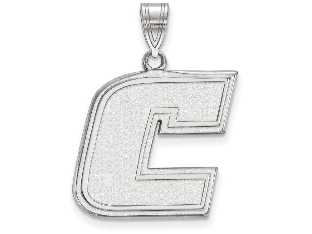 14k White Gold Logoart The University Of Tennesseeat Chattanooga Large Pendant
