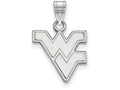14k White Gold Logoart West Virginia University Small Pendant
