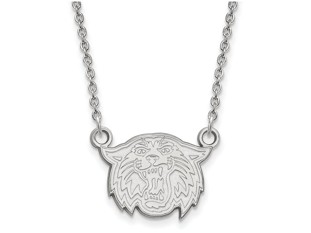 14k White Gold Logoart Villanova University Small Pendant Necklace