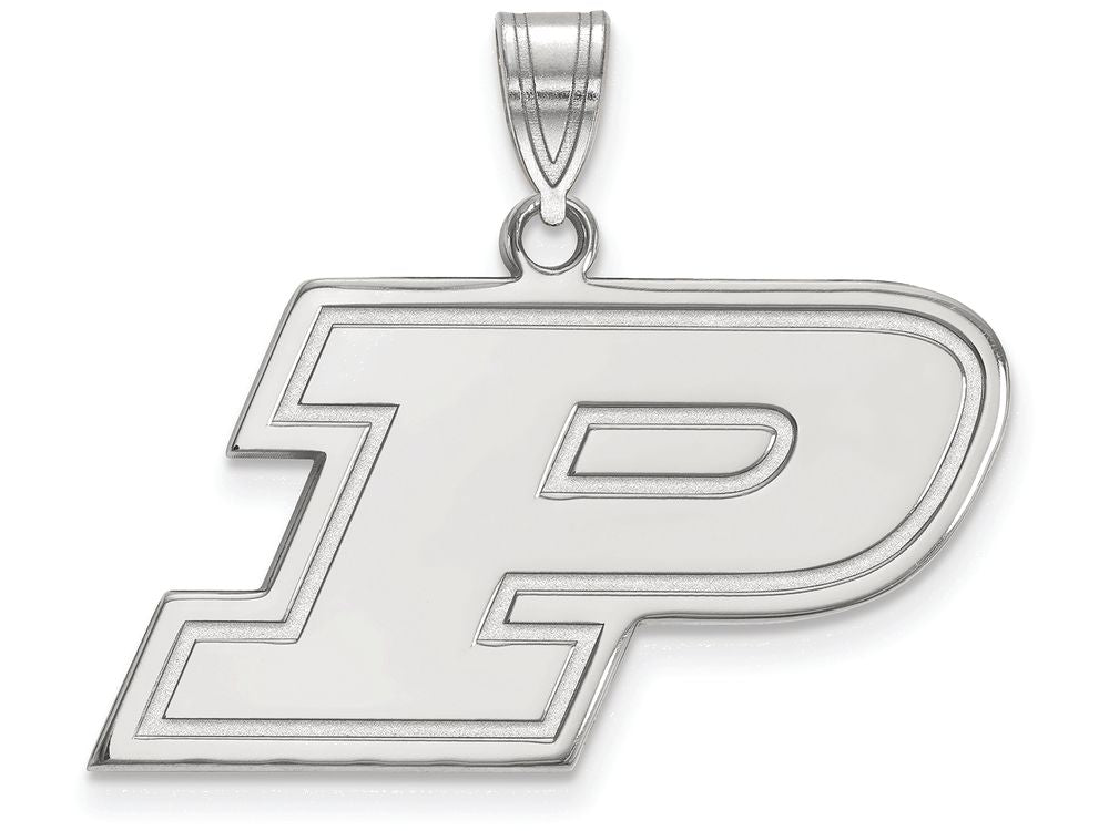 14k White Gold Logoart Purdue Medium Pendant