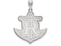 14k White Gold Logoart Rollins College Extra Large  Pendant