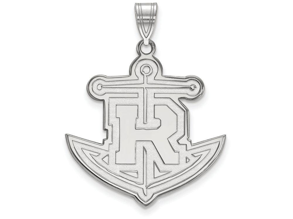 14k White Gold Logoart Rollins College Extra Large  Pendant