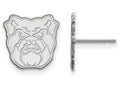 14k White Gold Logoart Butler University Small Post Earrings