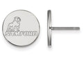 14k White Gold Logoart Samford University Small Post Earrings