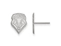 14k White Gold Logoart University Of New Mexico Small Post Earrings