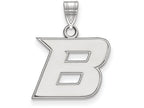 14k White Gold Logoart Boise State University Small Pendant