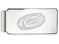 14k White Gold Nhl Logoart Carolina Hurricanes Money Clip
