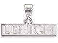 14k White Gold Logoart Lehigh University Small Pendant