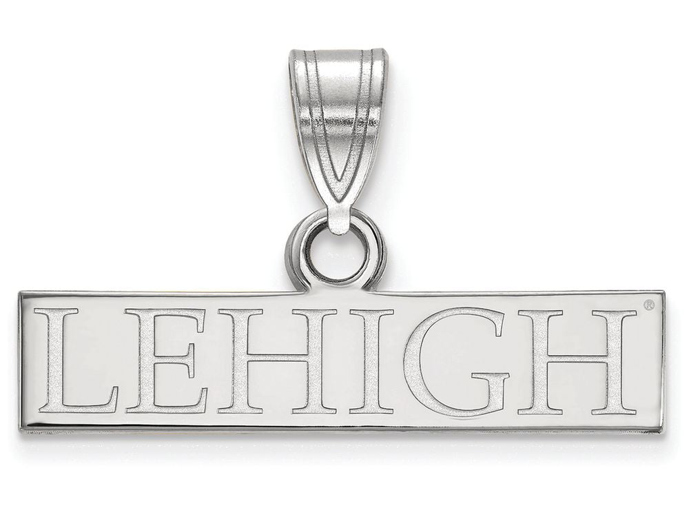 14k White Gold Logoart Lehigh University Small Pendant