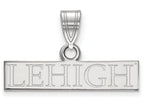 14k White Gold Logoart Lehigh University Small Pendant