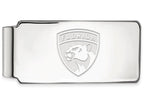 14k White Gold Nhl Logoart Florida Panthers Money Clip