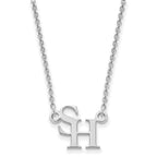 14k White Gold Logoart Sam Houston State University Small Pendant Necklace