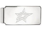 14k White Gold Nhl Logoart Dallas Stars Money Clip