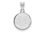 14k White Gold Logoart University Of New Mexico Small Pendant