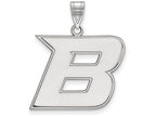 14k White Gold Logoart Boise State University Large Pendant