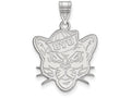 14k White Gold Logoart Brigham Young University Large Pendant