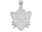 14k White Gold Logoart Brigham Young University Large Pendant