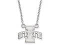 14k White Gold Logoart Iowa State University Small Pendant Necklace