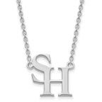14k White Gold Logoart Sam Houston State University Large Pendant Necklace