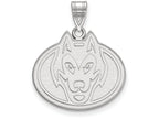 14k White Gold Logoart St. Cloud State Large Pendant