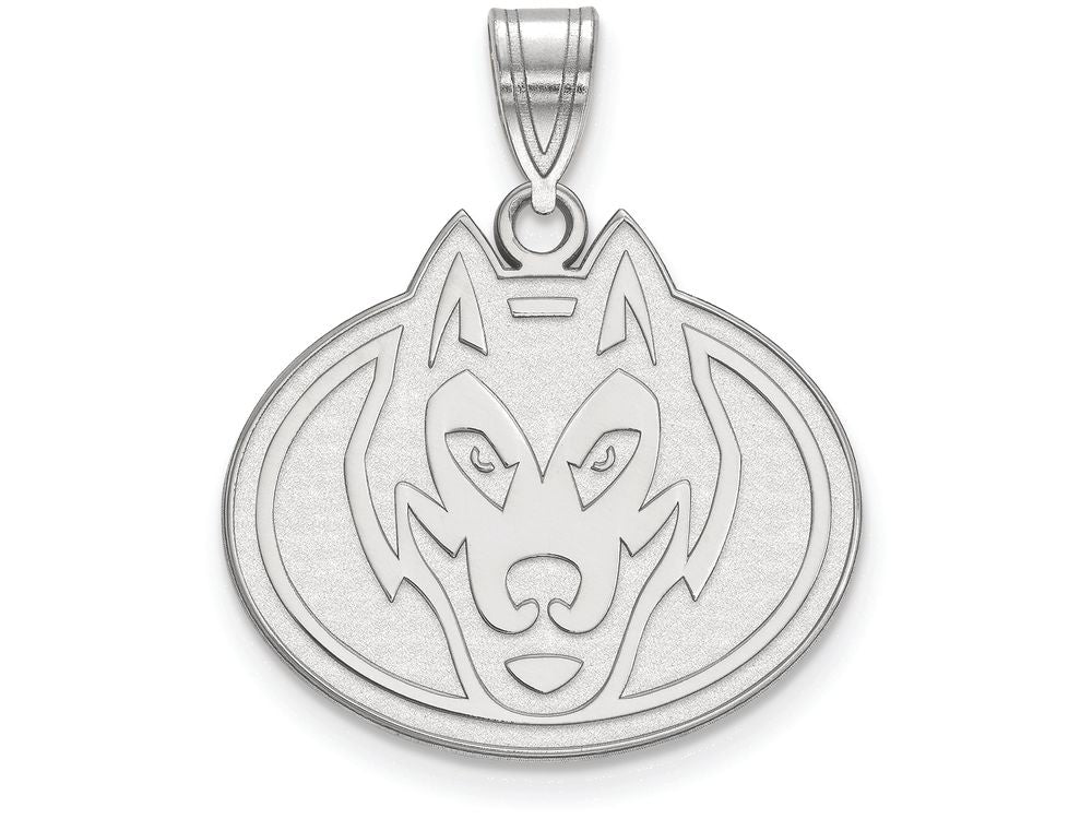 14k White Gold Logoart St. Cloud State Large Pendant