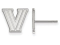 14k White Gold Logoart Villanova University Extra Small Post Earrings