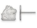 14k White Gold Logoart Northern Illinois University Extra Small Post Earrings