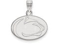 14k White Gold Logoart Penn State University Small Pendant