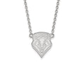 14k White Gold Logoart University Of New Mexico Large Pendant Necklace