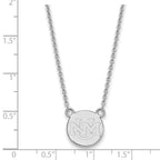 14k White Gold Logoart University Of New Mexico Small Pendant Necklace