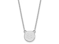 14k White Gold Logoart University Of New Mexico Small Pendant Necklace