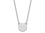 14k White Gold Logoart University Of New Mexico Small Pendant Necklace