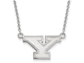 14k White Gold Logoart Youngstown State University Small Pendant Necklace