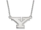 14k White Gold Logoart Youngstown State University Small Pendant Necklace