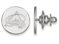 14k White Gold Nhl Logoart Colorado Avalanche Lapel Pin