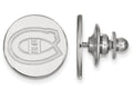 14k White Gold Nhl Logoart Montreal Canadiens Lapel Pin