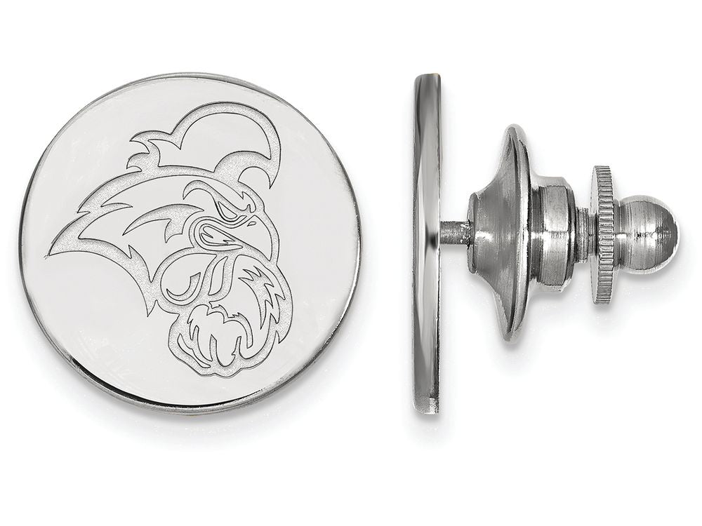 14k White Gold Logoart Coastal Carolina University Lapel Pin