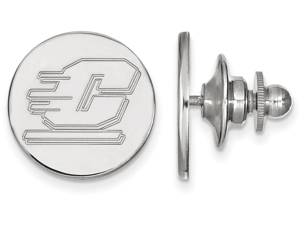 14k White Gold Logoart Central Michigan University Lapel Pin